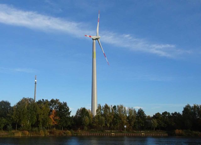 Timber Tower - Windkraftanlage Hannover-Marienwerder