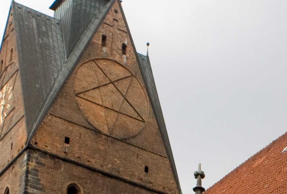 Marktkirche Hannover Pentagramm