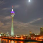 Rheinturm Lichtpegel Dezimaluhr (2)