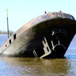 Schiffswrack Uwe Blankenese Hamburg (3)