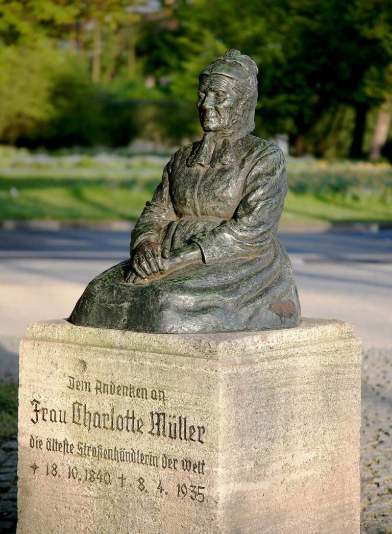 Das Charlotte Müller Denkmal in Göttingen