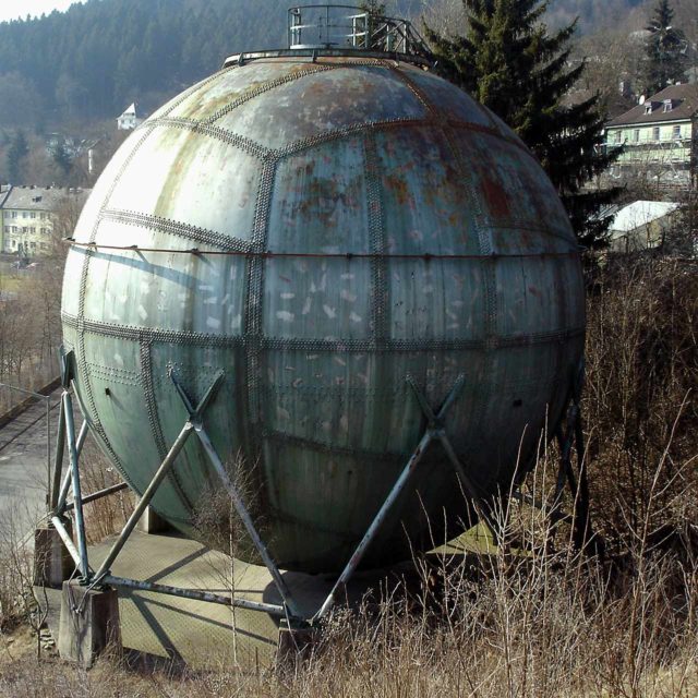 Gasometer Ziegenberg Kugelgasbehälter Siegen
