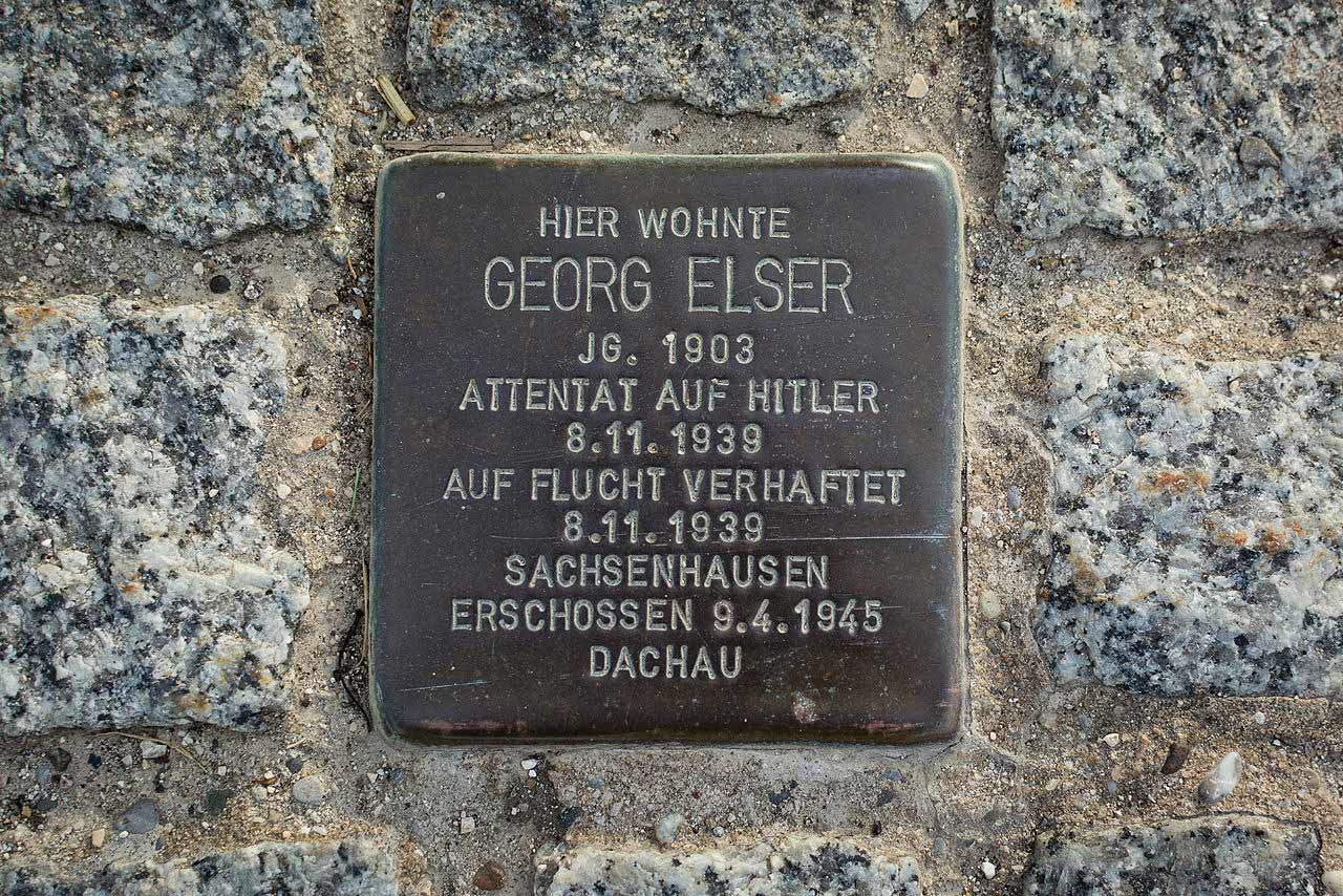 Georg-Elser-Stolperstein