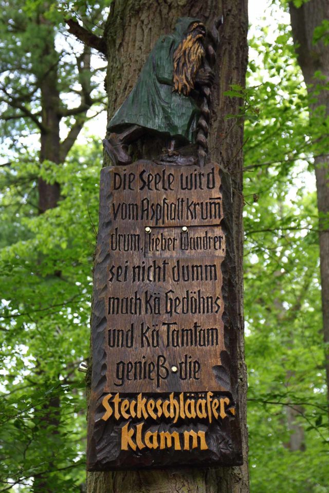 Steckeschlääferklamm